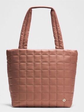 Lululemon Athletica Quilted Grid Tote Bag 12L, Spiced Chai